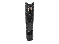Refined Adjustable Quilted Slim Fit Tall Rain Boot - Women's