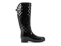 Refined Adjustable Quilted Slim Fit Tall Rain Boot - Women's