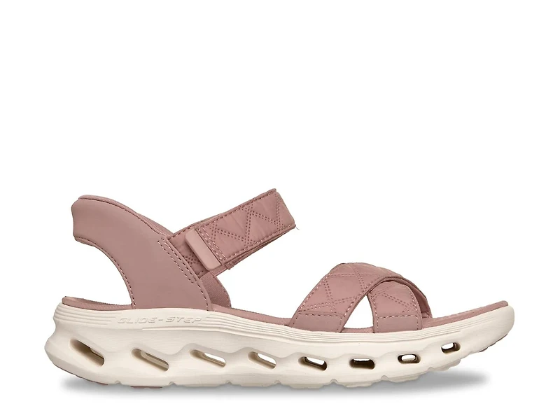 Hands Free Slip-ins GO WALK Glide-Step 2.0 Cozy Fit Adrienne Sandal