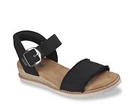 Hands Free Slip-ins BOBS Desert Kiss Frayed Fun Sandal