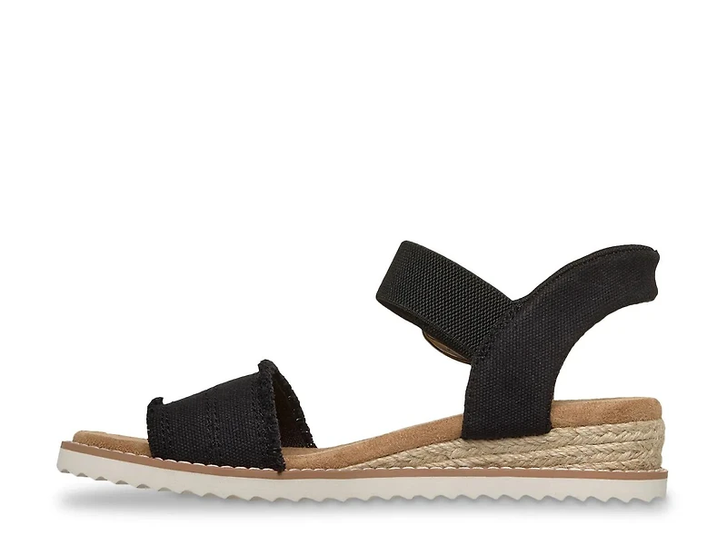 Hands Free Slip-ins BOBS Desert Kiss Frayed Fun Sandal