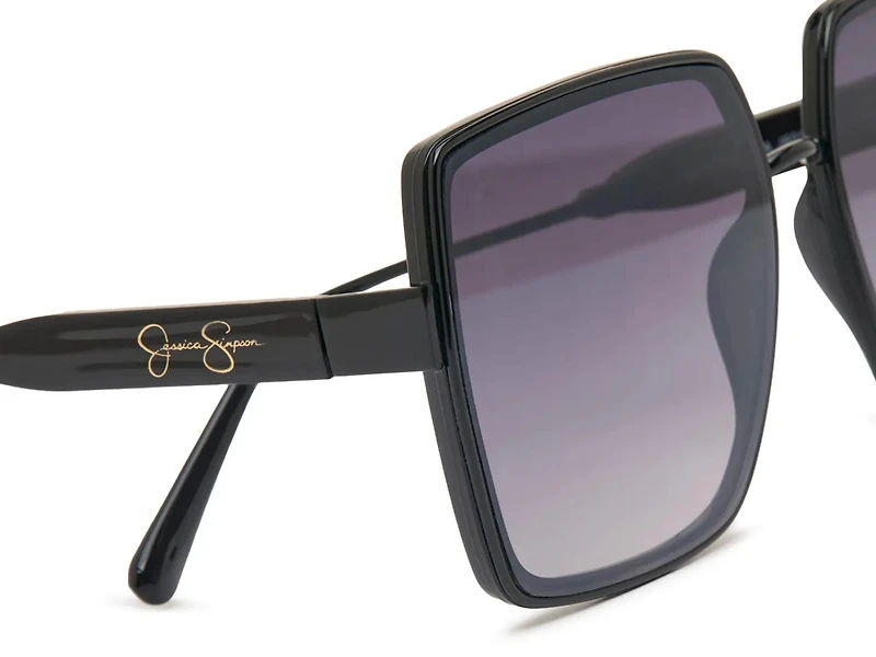 Metal Square Sunglasses