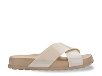 Cozy Cross Slide Sandal