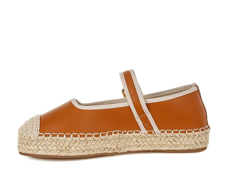 Ostac Mary Jane Espadrille Flat