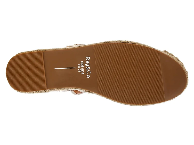 Ostac Mary Jane Espadrille Flat