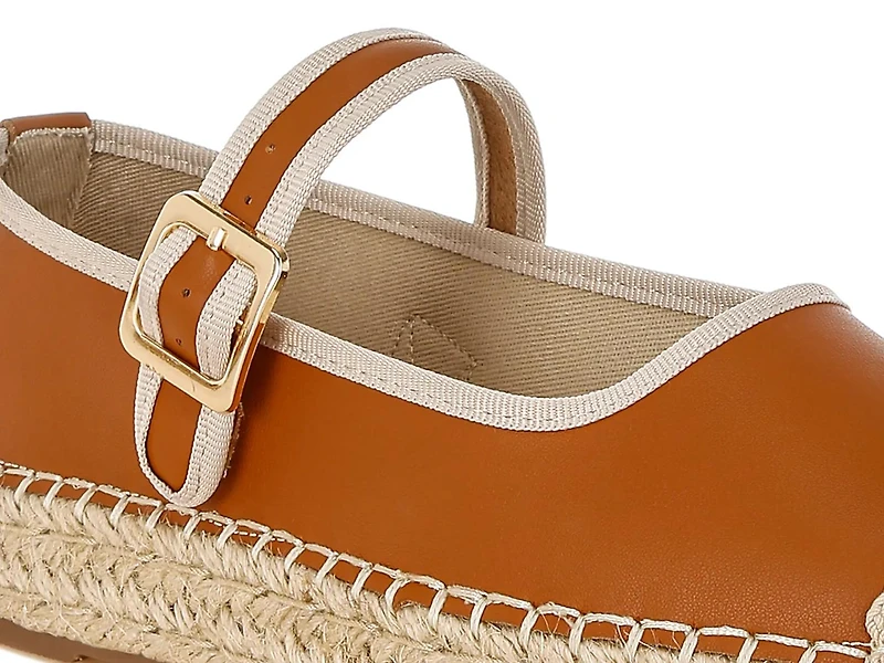 Ostac Mary Jane Espadrille Flat