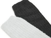 Fuzzy Slouch Women's Crew Socks - 2 Pack