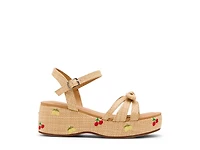 Magenta Wedge Sandal - Kids'