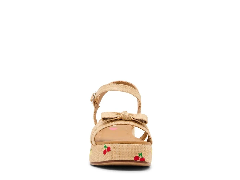 Magenta Wedge Sandal - Kids'