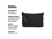 Quilted 2 Crossbody