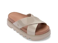 Cozy Cross Platform Sandal