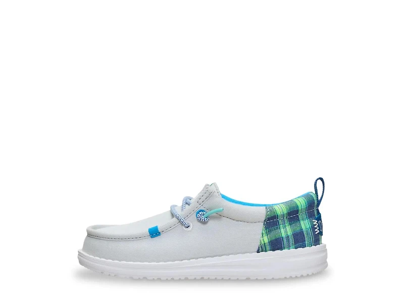 Wally Funk Prep Plaid Slip-On - Kids'