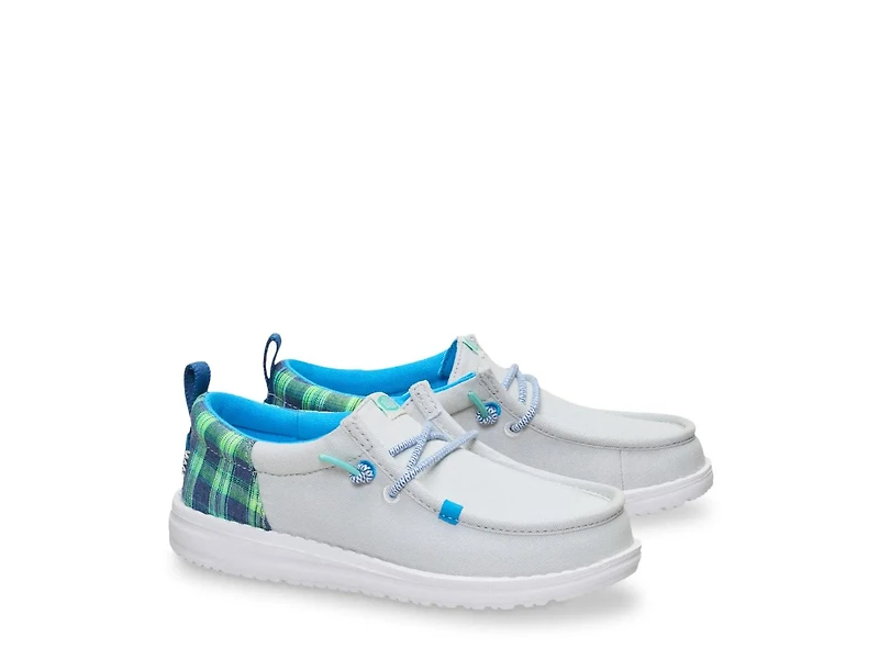Wally Funk Prep Plaid Slip-On - Kids'