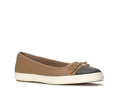 Maisie Cap Toe Ballet Flat - Women's