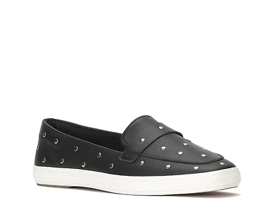 Square Toe Loafer Flat