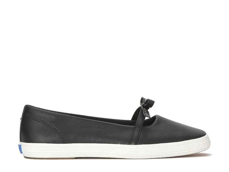 Square Toe Mini Bow Flat - Women's