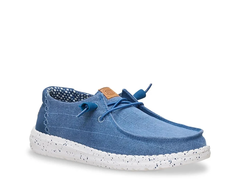 Wendy Chambray Grid Slip-On