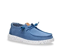 Wendy Chambray Grid Slip-On