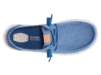Wendy Chambray Grid Slip-On