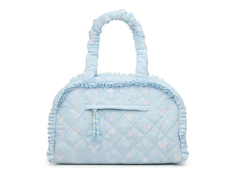 Floral Quilted Duffle Bag