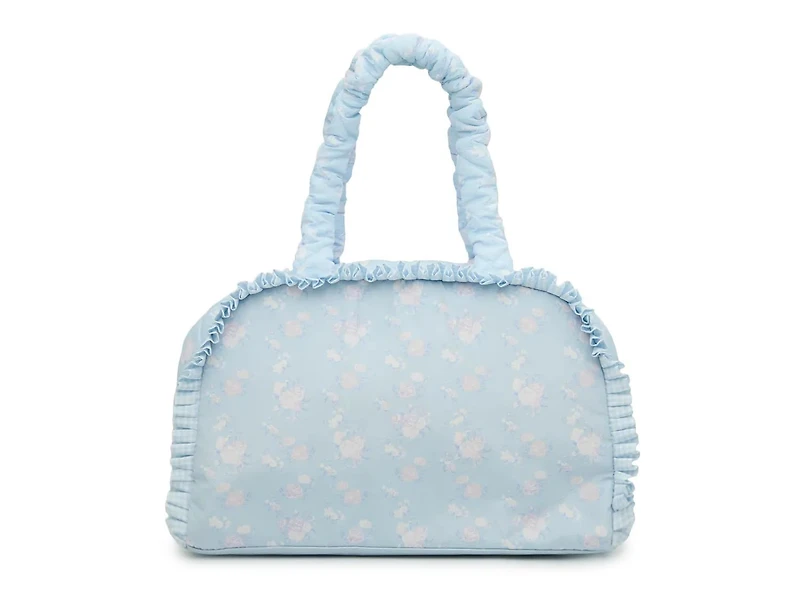 Floral Quilted Duffle Bag