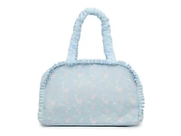 Floral Quilted Duffle Bag