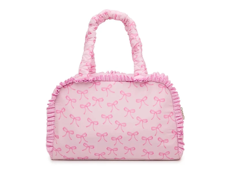 Bow Quilted Duffle Bag