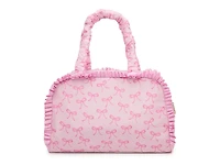 Bow Quilted Duffle Bag