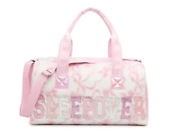 Sleepover Plush Ribbon Duffle Bag