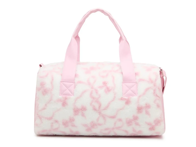 Sleepover Plush Ribbon Duffle Bag