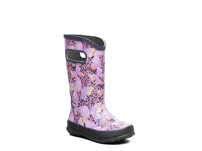 Solar Butterfly Rain Boot - Kids'