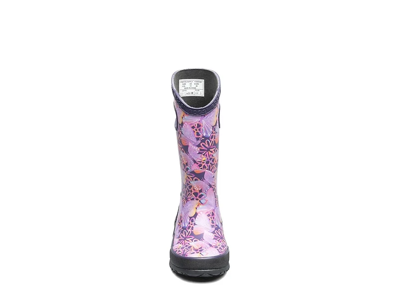 Solar Butterfly Rain Boot - Kids'