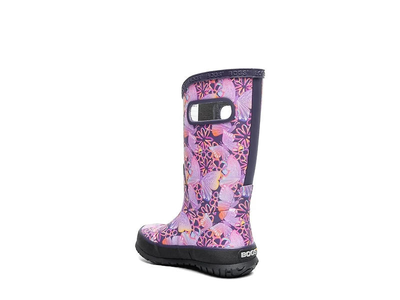 Solar Butterfly Rain Boot - Kids'