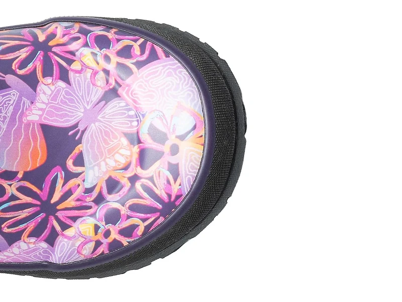 Solar Butterfly Rain Boot - Kids'