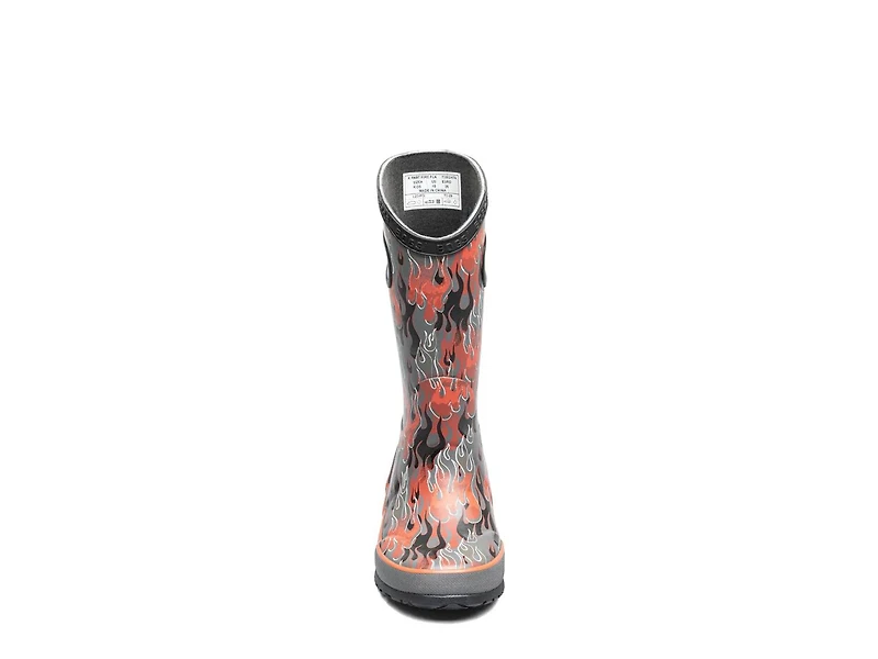Fire Flame Rain Boot - Kids'