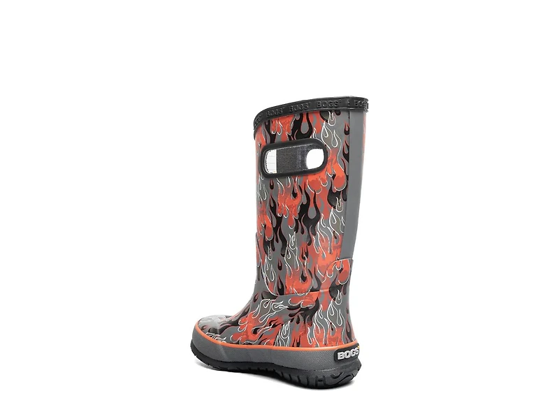 Fire Flame Rain Boot - Kids'