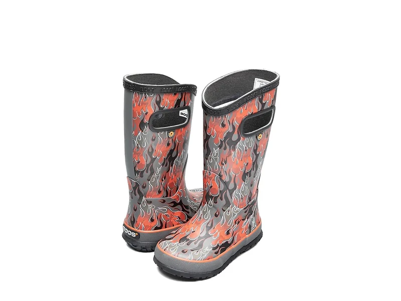 Fire Flame Rain Boot - Kids'