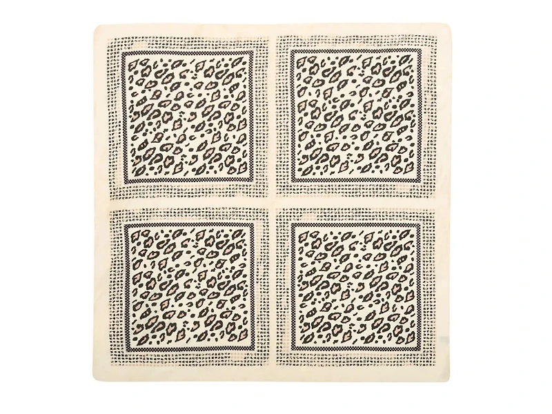 Leopard Square Scarf