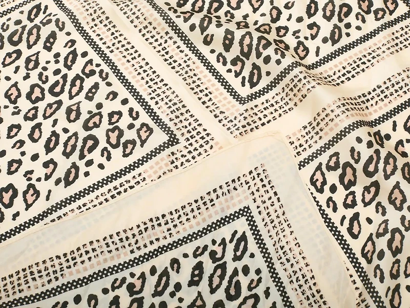 Leopard Square Scarf