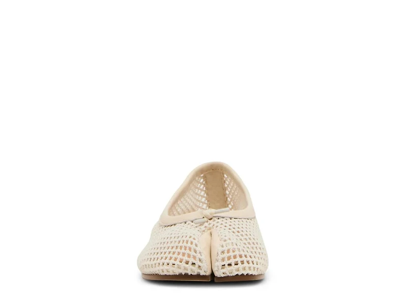 Calico Split Toe Flat