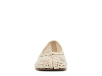 Calico Split Toe Flat