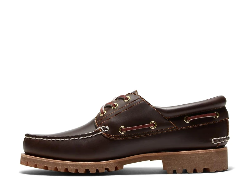 Authentic 3-Eye Lug Handsewn Boat Shoe - Men's