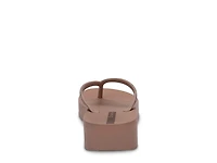 Mesh Chic Wedge Flip Flop