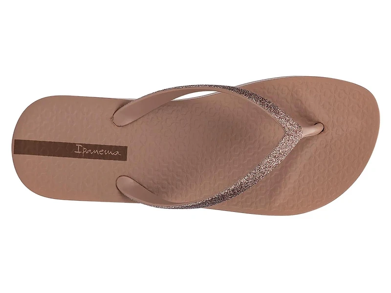 Mesh Chic Wedge Flip Flop