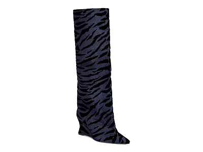 Kenya Denim Wedge Boot
