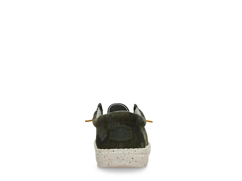 Wally Stretch Jersey Camo Slip-On
