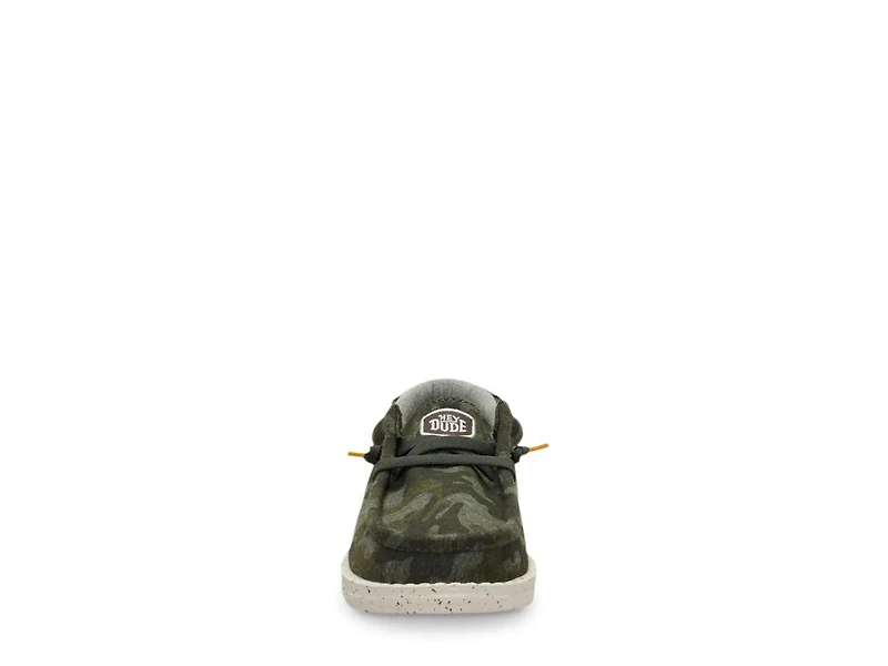 Wally Stretch Jersey Camo Slip-On