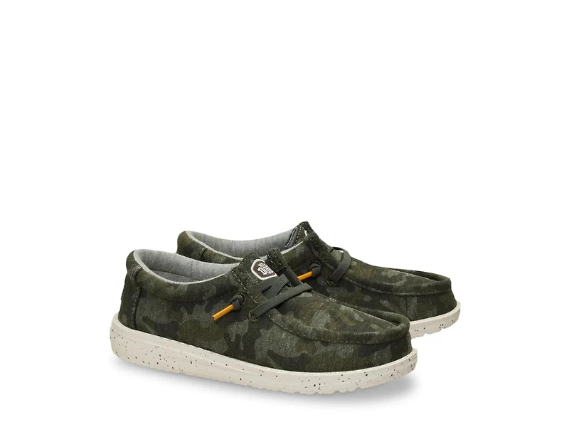 Wally Stretch Jersey Camo Slip-On