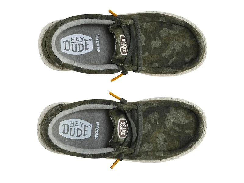 Wally Stretch Jersey Camo Slip-On