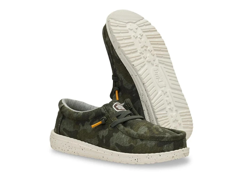 Wally Stretch Jersey Camo Slip-On